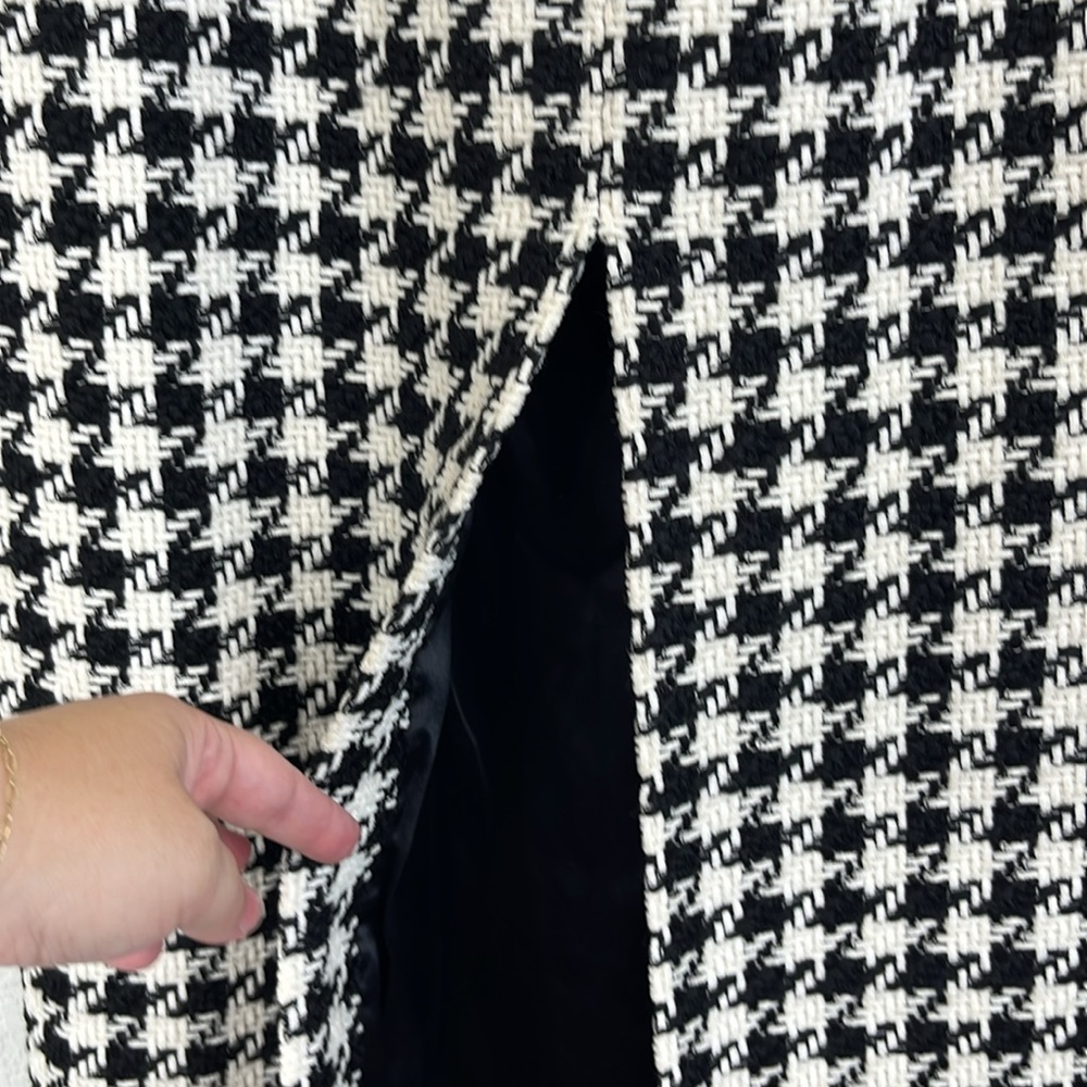 Dolce & Gabbana Pied De Poule Wool Long Macro Maxi Skirt - Picture 7 of 12